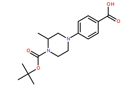 4-(4-羧基苯基)-2-甲基-1-哌嗪羧酸 1-(1,1-二甲基乙基)酯