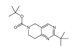 tert-butyl 2-tert-butyl-7,8-dihydro-5H-pyrido[4,3-d]pyrimidine-6-carboxylate