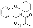 3-(2-氯-1-氧代丙基)螺[2H-1,3-苯并恶嗪-2,1'-环己烷]-4(3H)-酮