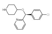 (S)-2-[(4-氯苯基)(4-哌啶氧基)甲基]吡啶