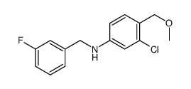 3-Chloro-N-(3-fluorobenzyl)-4-(methoxymethyl)aniline