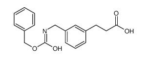 3-[3-(phenylmethoxycarbonylaminomethyl)phenyl]propanoic acid