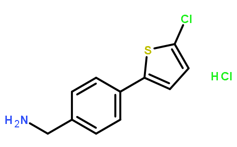 (4-(5-氯噻吩-2-基)苯基)甲胺鹽酸鹽