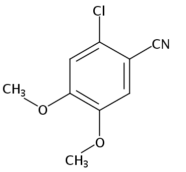 2-chloro-4,5-dimethoxybenzonitrile