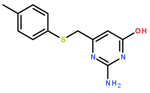 2-Amino-6-{[(4-methylphenyl)thio]methyl}-pyrimidin-4-ol