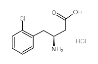 (S)-3-氨基-4-(2-氯苯基)丁酸盐酸盐