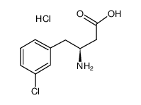 (S)-3-氨基-4-(3-氯苯基)丁酸盐酸盐