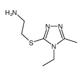 2-[(4-ethyl-5-methyl-1,2,4-triazol-3-yl)sulfanyl]ethanamine