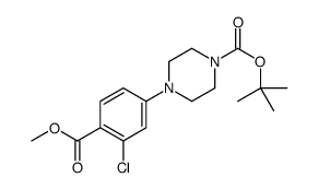 4-(4-boc-1-哌嗪)-2-氯苯甲酸甲酯
