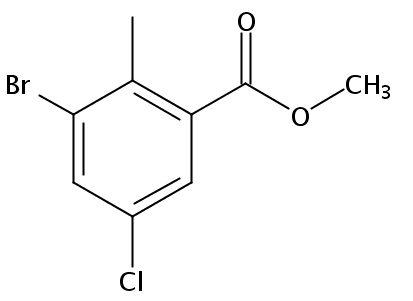 3-溴-5-氯-2-甲基苯甲酸甲酯