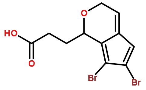 3-(6,7-二溴-2,3-二氢苯并呋喃-5-基)丙酸