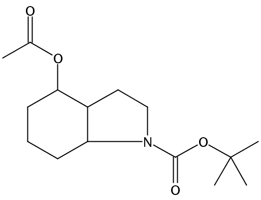 tert-Butyl 4-acetoxyoctahydro-1H-indole-1-carboxylate