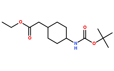 反式-2-[4-(boc-氨基)环己基]乙酸乙酯