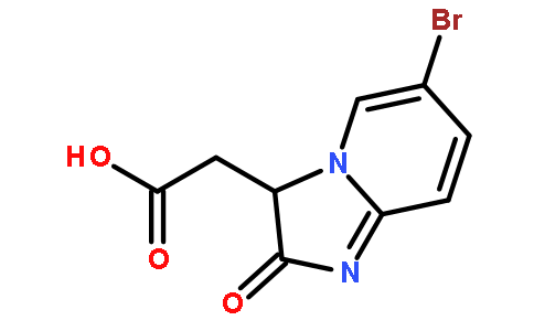 6-溴-2,3-二氢-2-氧代咪唑并[1,2-a]吡啶-3-乙酸