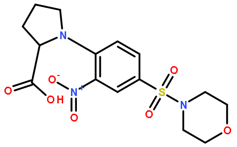 1-[4-(MORPHOLINE-4-SULFONYL)-2-NITRO-PHENYL]-PYRROLIDINE-2-CARBOXYLIC ACID