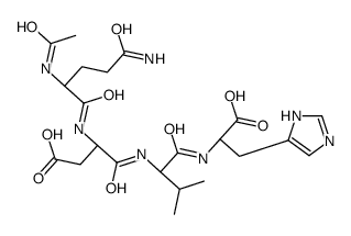 (3S)-3-[[(2S)-2-acetamido-5-amino-5-oxopentanoyl]amino]-4-[[(2S)-1-[[(1S)-1-carboxy-2-(1H-imidazol-5-yl)ethyl]amino]-3-methyl-1-oxobutan-2-yl]amino]-4-oxobutanoic acid