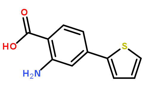 2-amino-4-(2-thienyl)benzoic acid