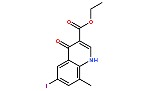 6-碘-8-甲基-4-氧代-1,4-二氢喹啉-3-羧酸乙酯