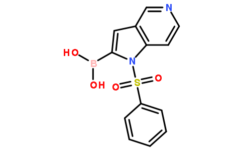 1-(苯基磺酰基)-1H-吡咯并[3,2-c]吡啶-2-硼酸