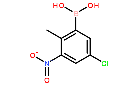 5-氯-2-甲基-3-硝基苯硼酸