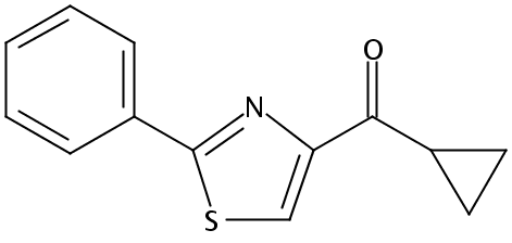 Cyclopropyl(2-phenylthiazol-4-yl)methanone