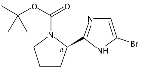 (R)-tert-Butyl 2-(5-bromo-1H-imidazol-2-yl)pyrrolidine-1-carboxylate