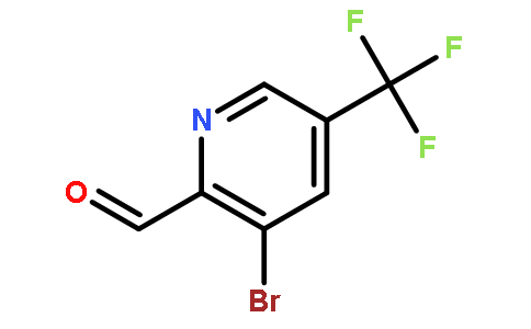 3-溴-5-(三氟甲基)-2-吡啶羧醛