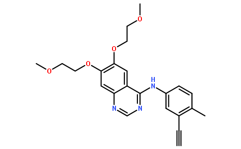 N-(3-Ethynyl-4-methylphenyl)-6,7-bis(2-methoxyethoxy)-4-quinazoli namine