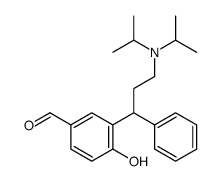3-[3-[di(propan-2-yl)amino]-1-phenylpropyl]-4-hydroxybenzaldehyde