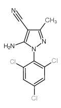 5-amino-3-methyl-1-(2,4,6-trichlorophenyl)pyrazole-4-carbonitrile