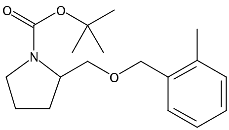 tert-butyl 2-[(2-methylphenyl)methoxymethyl]pyrrolidine-1-carboxylate