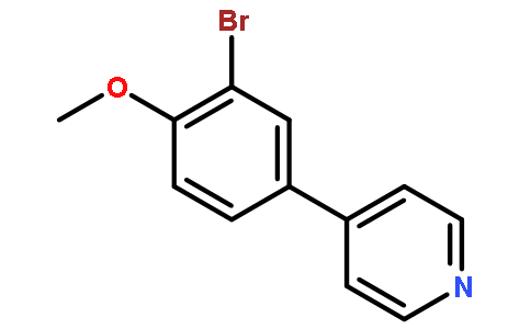 4-(3-溴-4-甲氧基苯基)吡啶