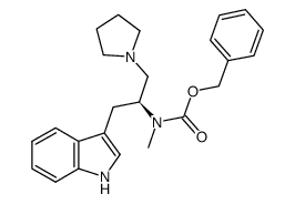 (S)-1-吡咯烷-2-(1H-吲哚-3yl-甲基)-2-(n-cbz-n-甲基)氨基乙烷