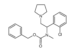 1-吡咯烷-2-(2-氯苯基)-2-(n-cbz-n-甲基)氨基-乙烷