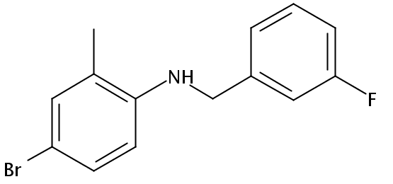 4-溴-N-(3-氟苄基)-2-甲基苯胺