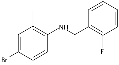 4-溴-N-(2-氟苄基)-2-甲基苯胺
