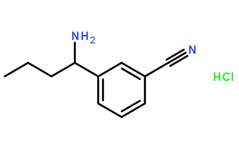 3-((1S)-1-氨基丁基)苯甲腈盐酸盐