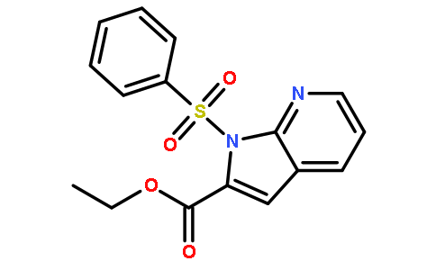 1-(苯基磺酰基)-1H-吡咯并[2,3-b]吡啶-2-羧酸乙酯