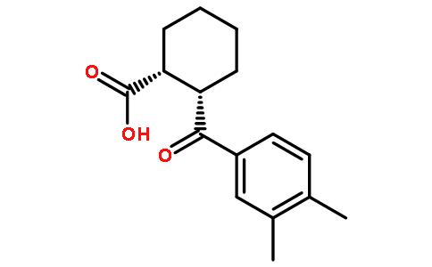 顺式-2-(3,4-二甲基苯甲酰基)环己烷-1-羧酸