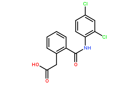 {2-[(2,4-Dichlorophenyl)carbamoyl]phenyl}acetic acid