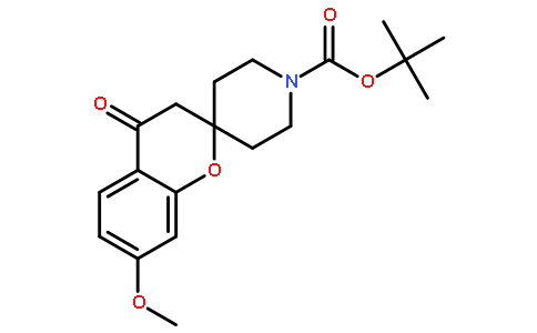 TERT-BUTYL 7-METHOXY-4-OXOSPIRO[CHROMAN-2,4'-PIPERIDINE]-1'-CARBOXYLATE