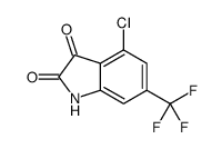 4-Chloro-6-(trifluoromethyl)-1H-indole-2,3-dione