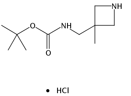 tert-Butyl ((3-methylazetidin-3-yl)methyl)carbamate hydrochloride