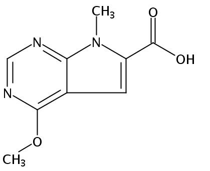 4-Methoxy-7-methyl-7H-pyrrolo[2,3-d]pyrimidine-6-carboxylic acid