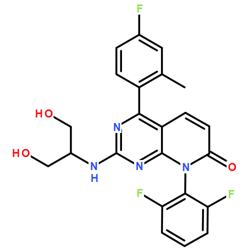 8-(2,6-二氟苯基)-4-(4-氟-2-甲苯基)-2-[[2-羟基-1-(羟基甲基)乙基]氨基]-吡啶并[2,3-d]嘧啶-7(8H)-酮
