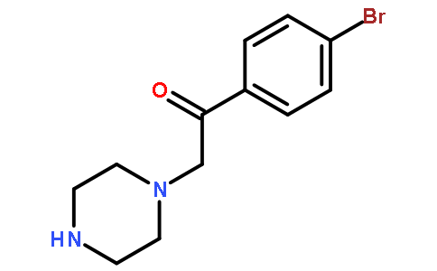 1-(4-溴苯基)-2-(1-哌嗪基)-乙酮