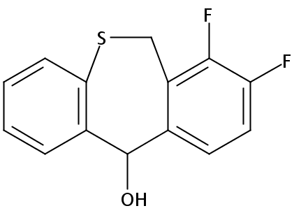 7,8 -二氟- 6,11 -二氢-二苯并[ B,E ]噻吩并- 11 -醇