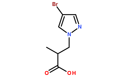 3-(4-溴-1H-吡唑-1-基)-2-甲基丙酸