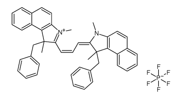 1-benzyl-2-[3-(1-benzyl-1,3-dimethylbenzo[e]indol-3-ium-2-yl)prop-2-enylidene]-1,3-dimethylbenzo[e]indole,hexafluorophosphate
