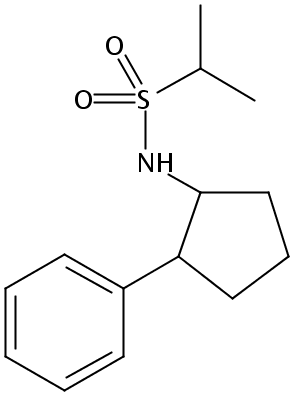 N-(2-Phenylcyclopentyl)propane-2-sulfonamide